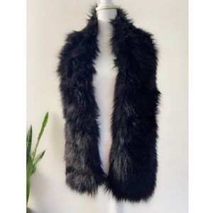 Black Fur Scarf / Wrap 🖤